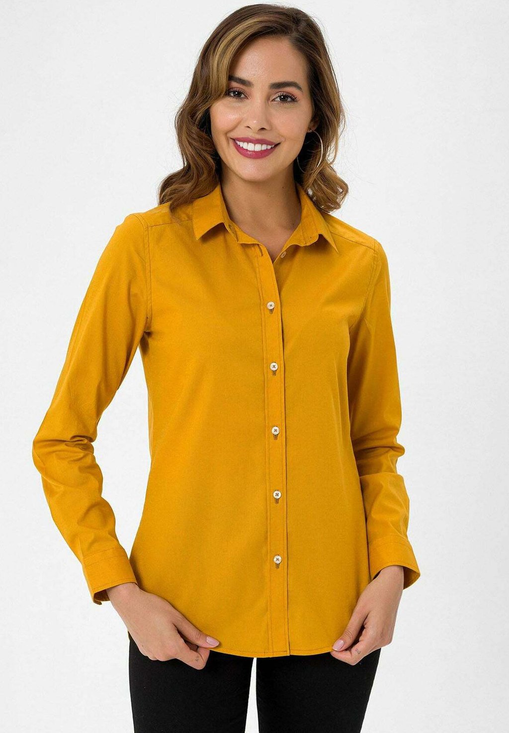 Рубашка Moxx Paris с длинным рукавом, желтый