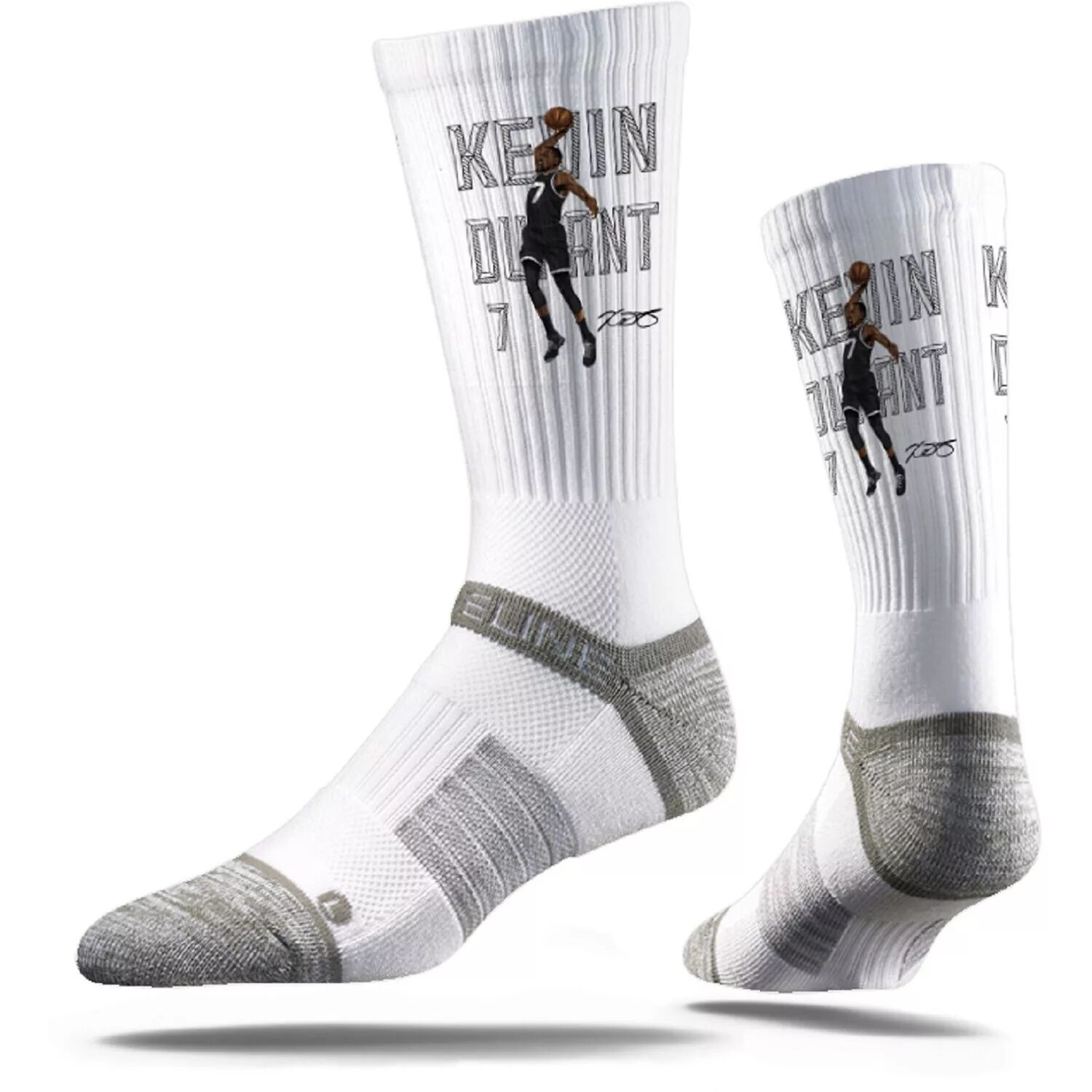 

Носки Youth Strideline Кевина Дюранта Brooklyn Nets Player Action Premium Full Sub Crew Unbranded