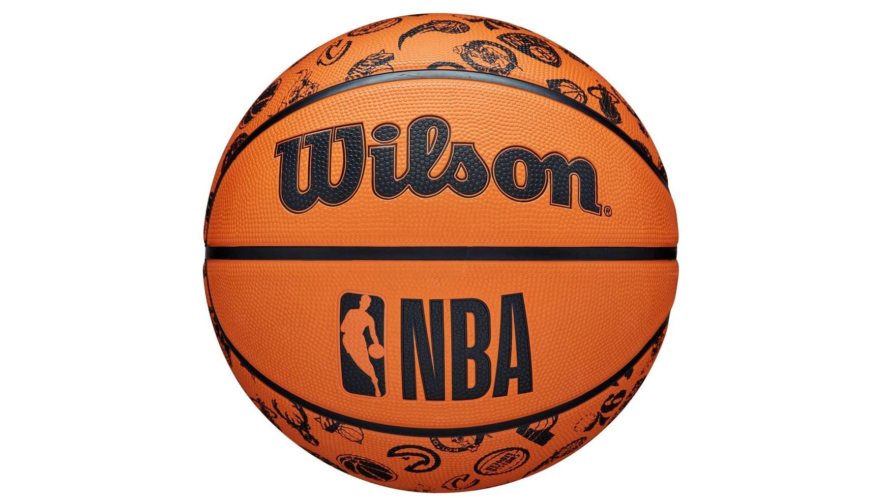 Wilson NBA Basketball All Team оранжевый/черный, размер 7