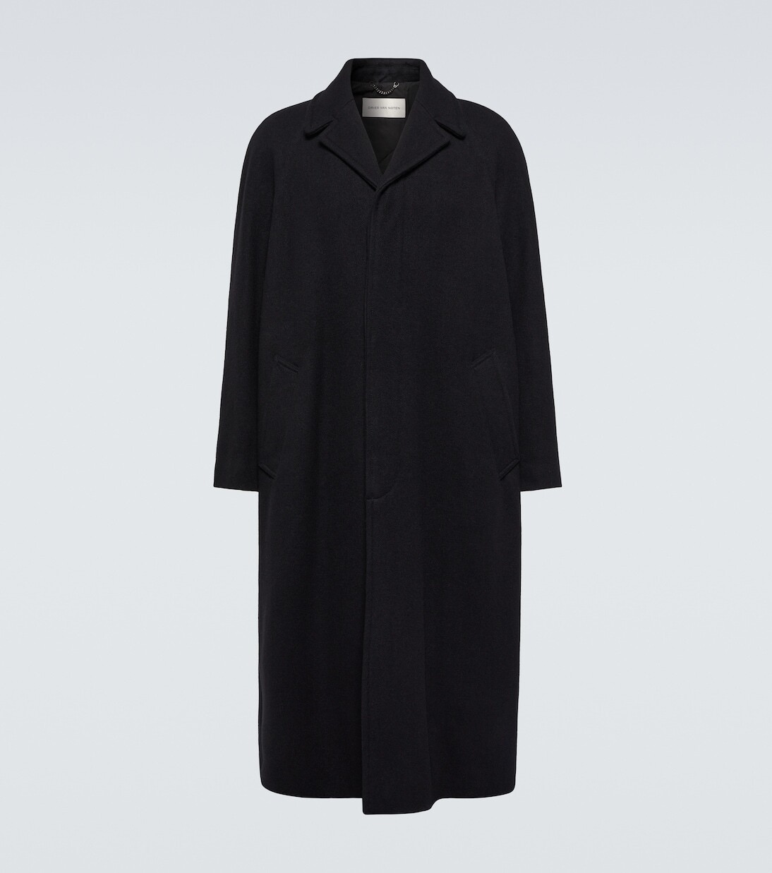 

Шерстяное пальто оверсайз Dries Van Noten, черный