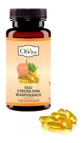 

БАД, Ольвита, Масло семян тыквы, 120 капсул Olvita