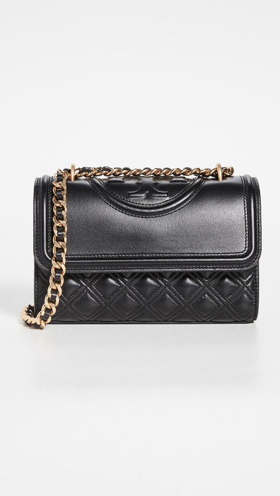 

Сумка через плечо Tory Burch Fleming Small Convertible Shoulder, черный