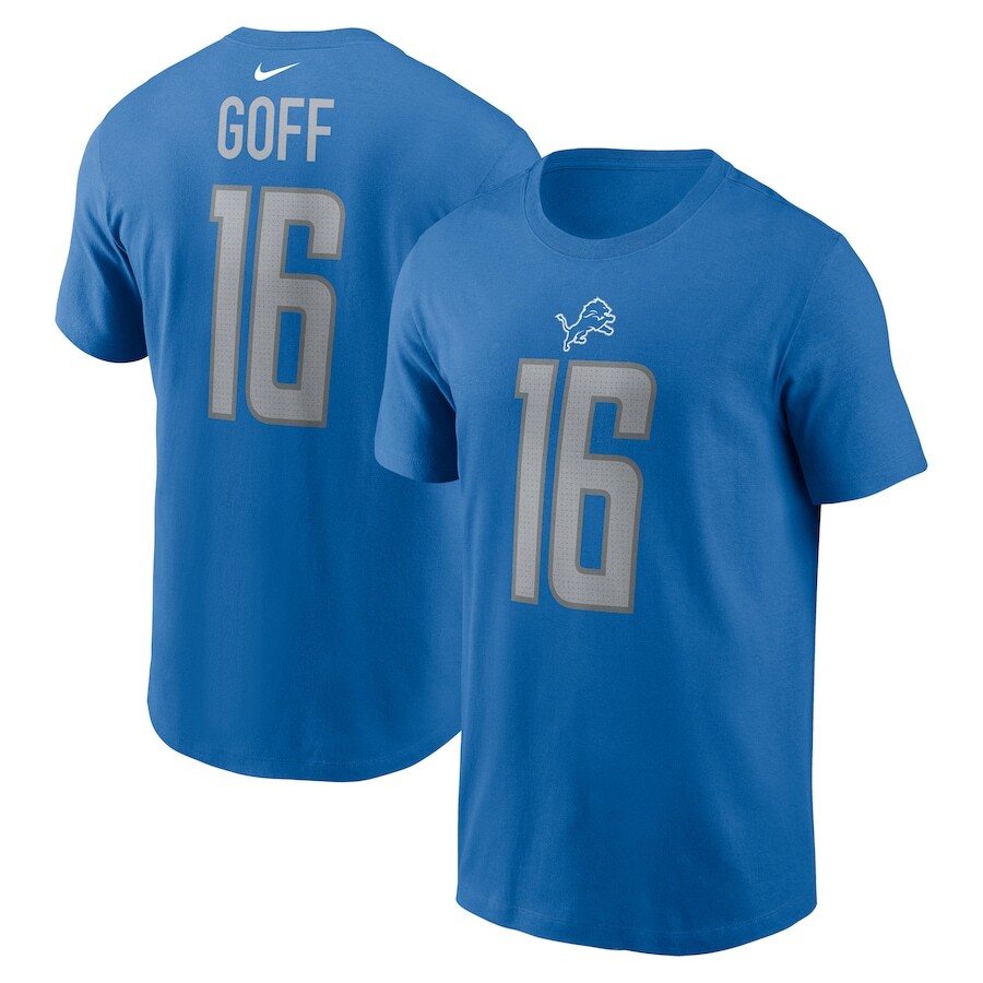 

Футболка с именем и номером Nike Detroit Lions, синий