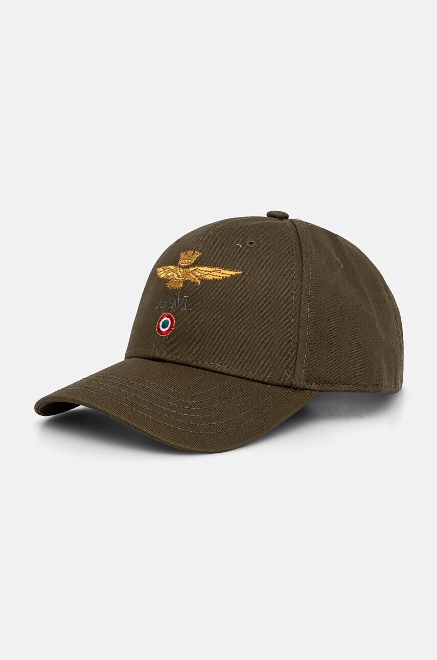 

Хлопковая бейсболка Aeronautica Militare, зеленый