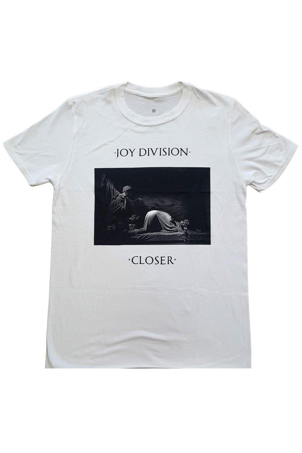 Классическая футболка Closer Joy Division, белый joy division – closer