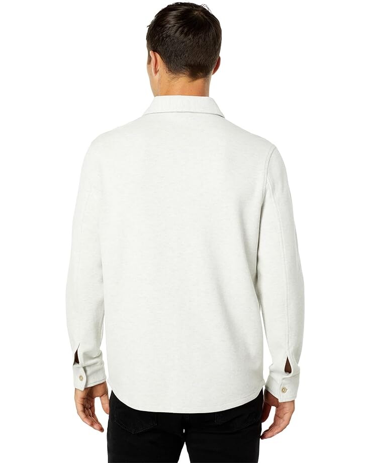 

Куртка Vince Shirt Jacket, цвет Heather White/Light Heather Grey