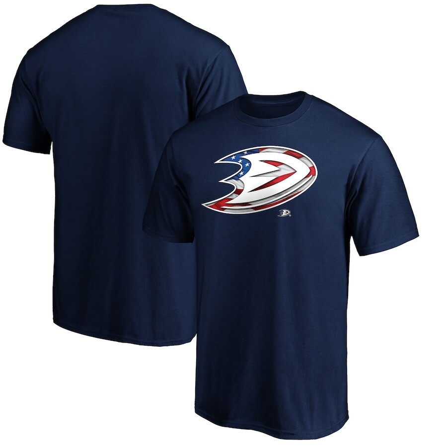 

Футболка с коротким рукавом Fanatics Branded Anaheim Ducks, нави