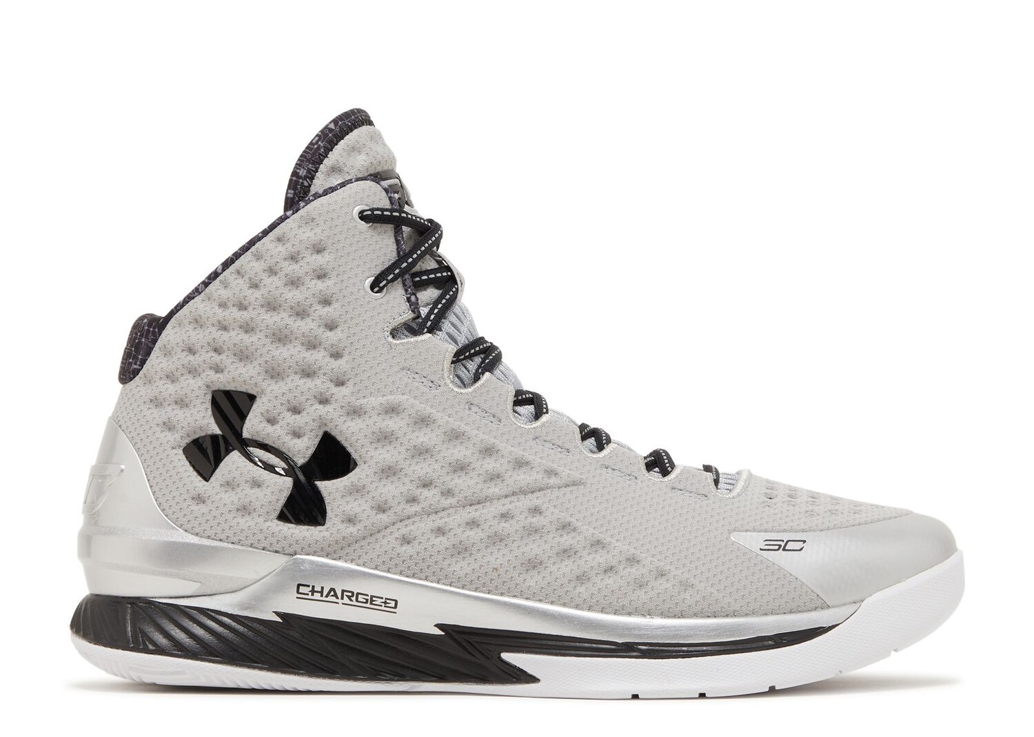 

Кроссовки Under Armour Curry 1 Retro 'Black History Month', серый