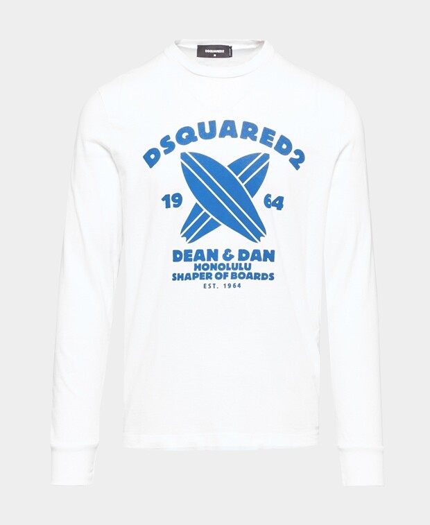 

Топ с длинными рукавами Dsquared2, белый