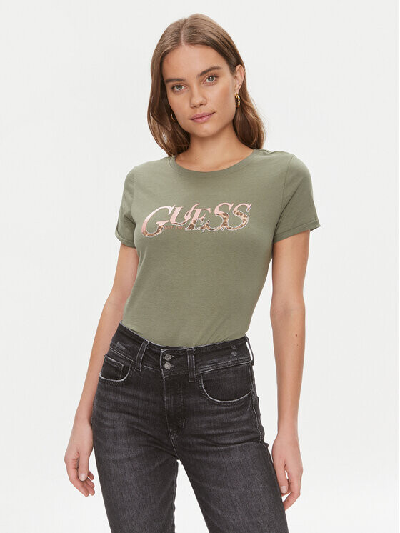 

Футболка стандартного кроя Guess, зеленый