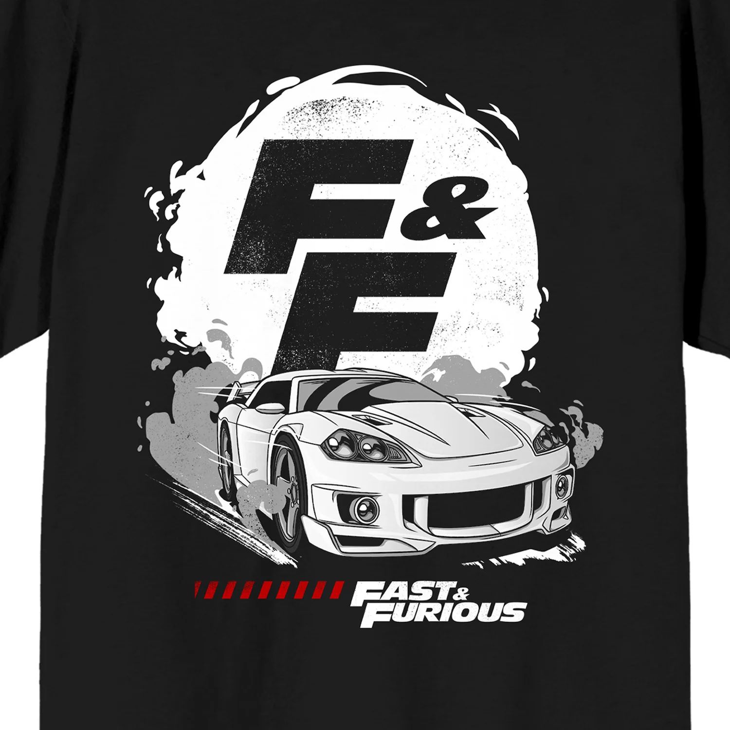 Мужская футболка с логотипом The Fast & The Furious Licensed Character цена и фото