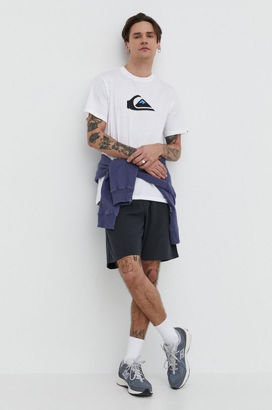 

Хлопковая футболка Quiksilver, белый