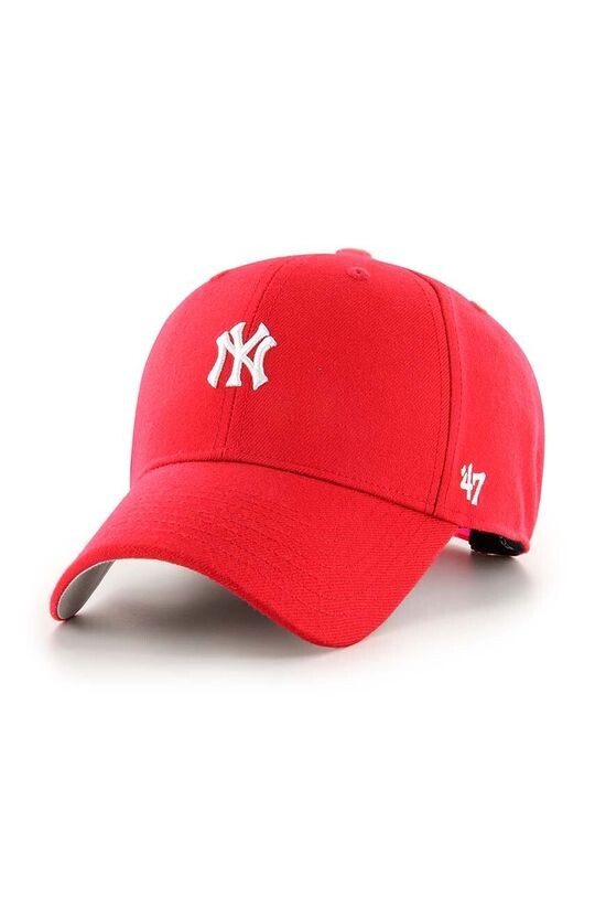 

Хлопковая бейсболка New York Yankees 47 brand, красный