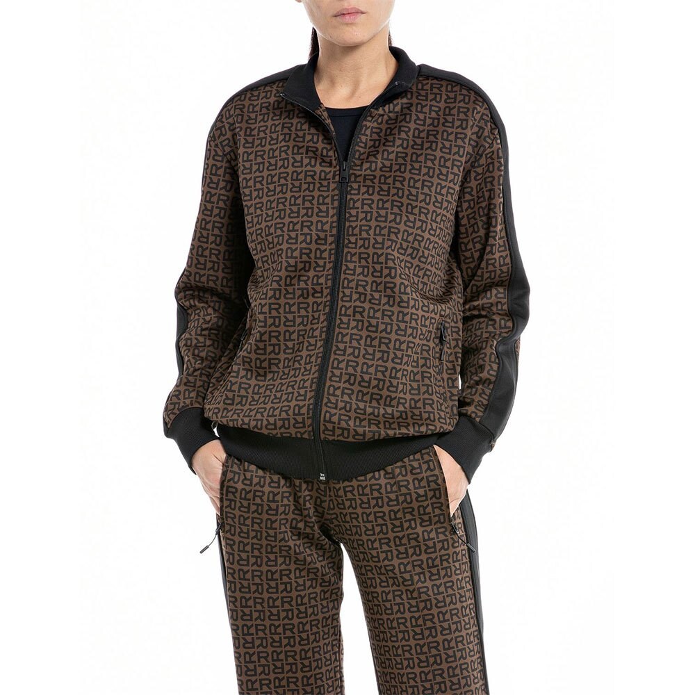 

Толстовка Replay W3713B.000.74016 Full Zip, коричневый