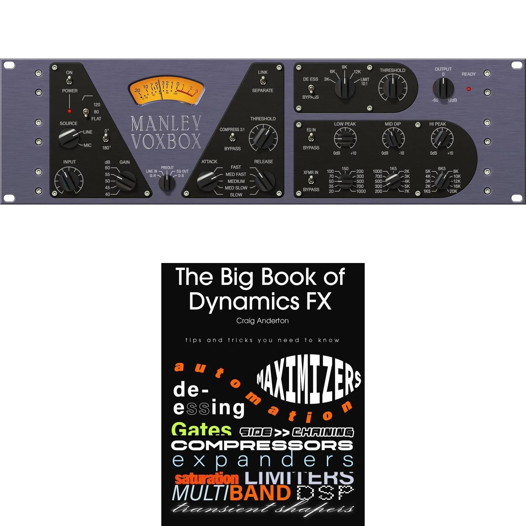 

Новый плагин Universal Audio UAD Manley VOXBOX Channel Strip и электронная книга The Big Book of Dynamics FX