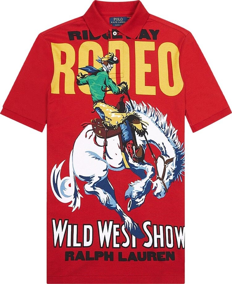 

Поло Polo Ralph Lauren Rodeo 'Red', красный