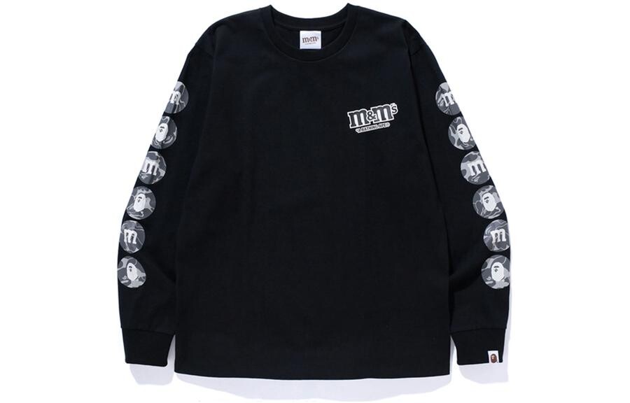 

M&m"s X Футболка женская черная A Bathing Ape