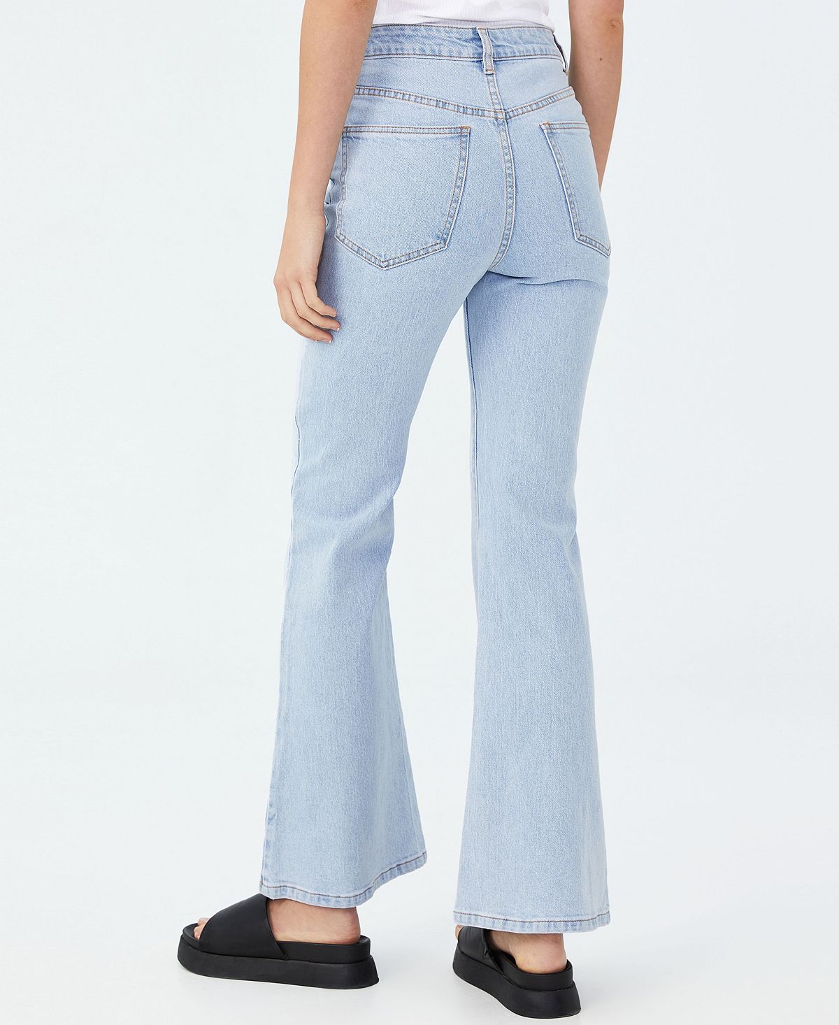 Джинсы хлопок. Хлопковые джинсы. Легинсы женские клешеные котон. F5 Jeans Cotton Club Brich 0953.