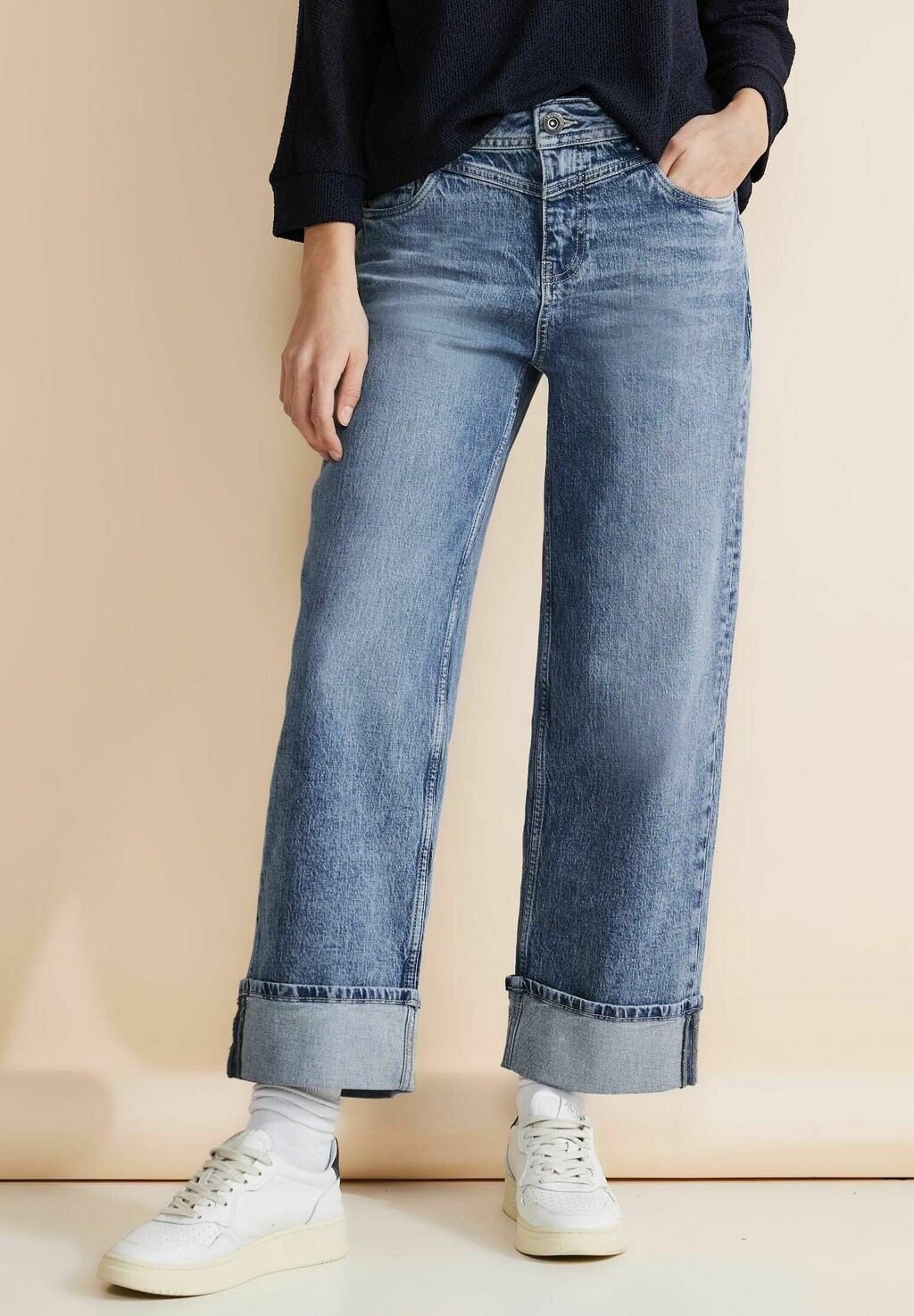 

Джинсы прямого кроя CASUAL Street One, цвет blau