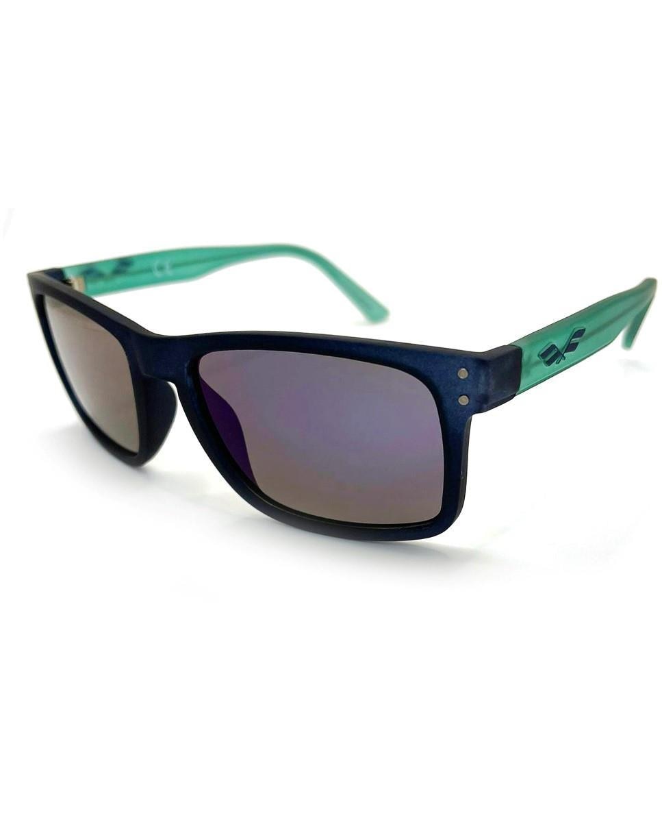 солнцезащитные очки серый черный Синие женские квадратные солнцезащитные очки Antonio Banderas Design Starlite, синий