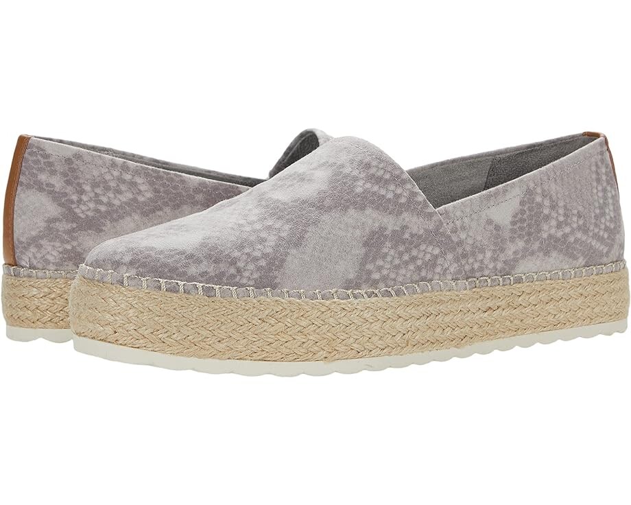 

Балетки Dr. Scholl's Sunray Espadrille Slip On, цвет Soft Grey Snake