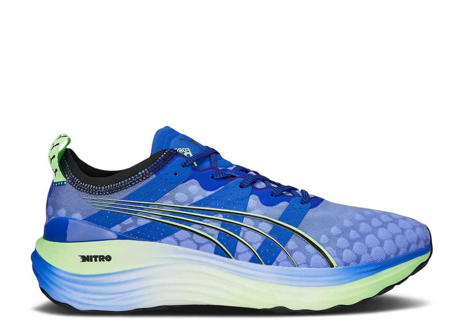 

Кроссовки Puma Foreverrun Nitro 'Royal Sapphire Fizzy Lime', синий