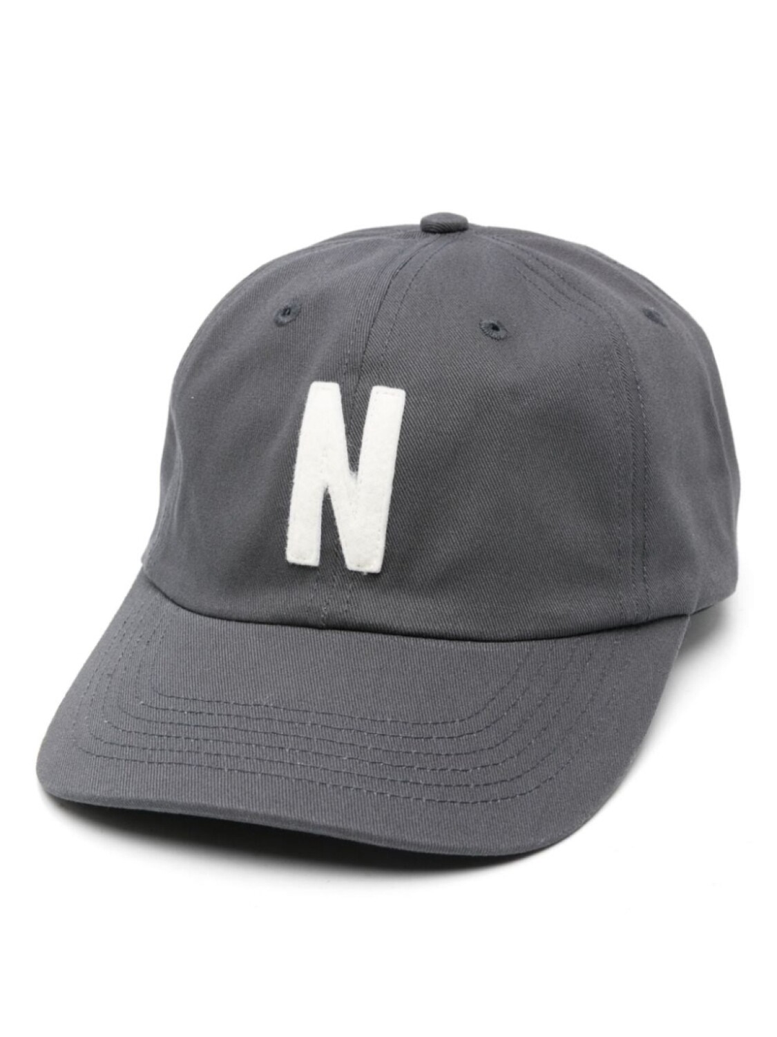 

Norse Projects бейсболка Felt N, серый