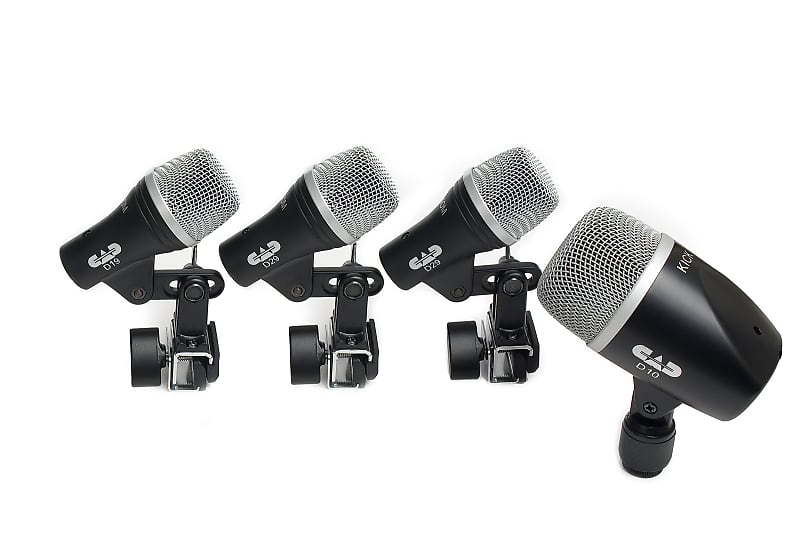 гайки для сплит системы накидные комплект d1 4 d1 2 4шт Комплект барабанных микрофонов CAD Stage4 4pc Drum Microphone Pack