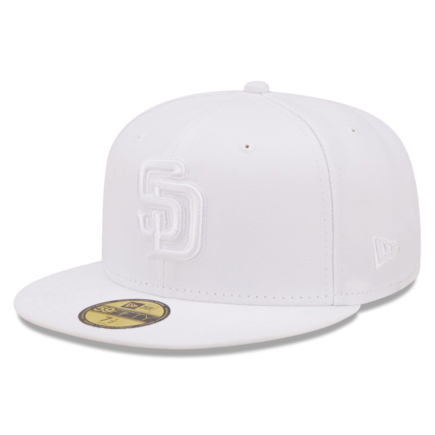 

Мужская приталенная шляпа New Era San Diego Padres White on White 59FIFTY