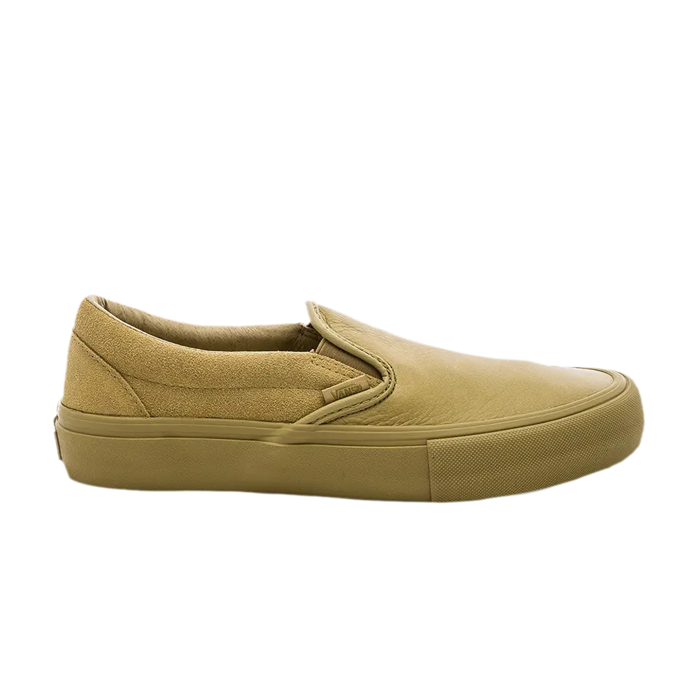 

Engineered Garments x Классические кожаные слипоны Vans, коричневый