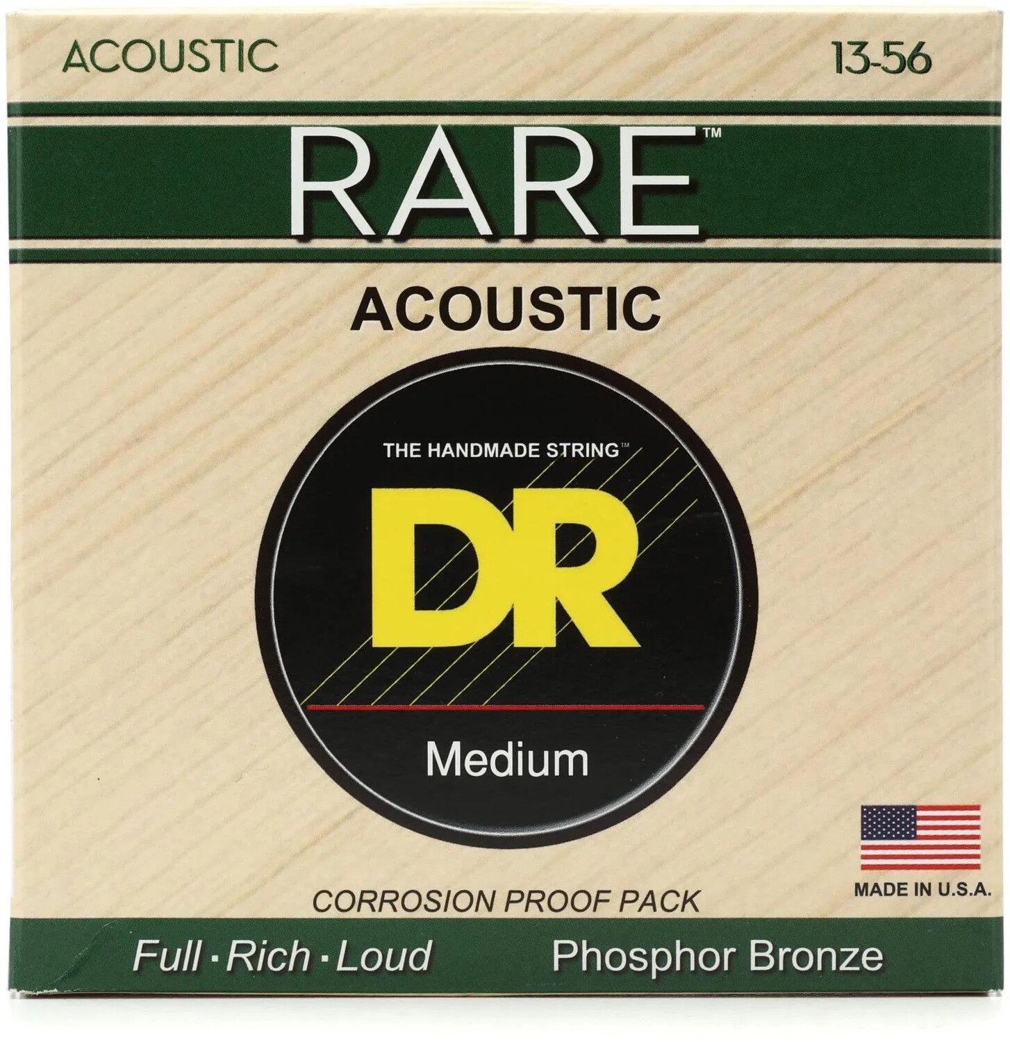 

DR Strings RPMH-13 Струны для акустической гитары из редкой фосфористой бронзы .013-.056, средние