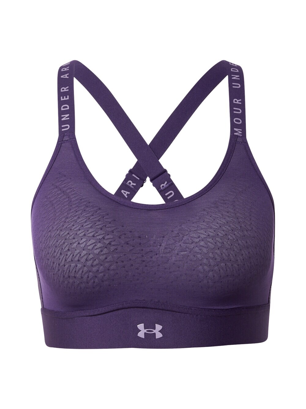 

Спортивный бюстгальтер без косточек Under Armour Infinity, темно фиолетовый