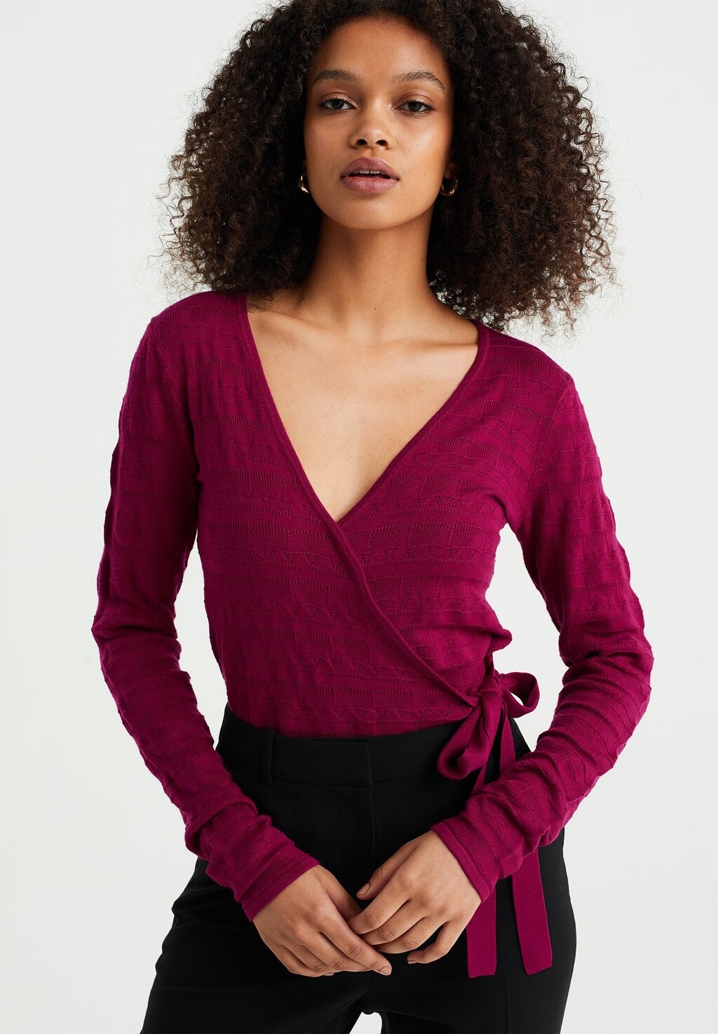 

Кардиган WE Fashion, фиолетовый