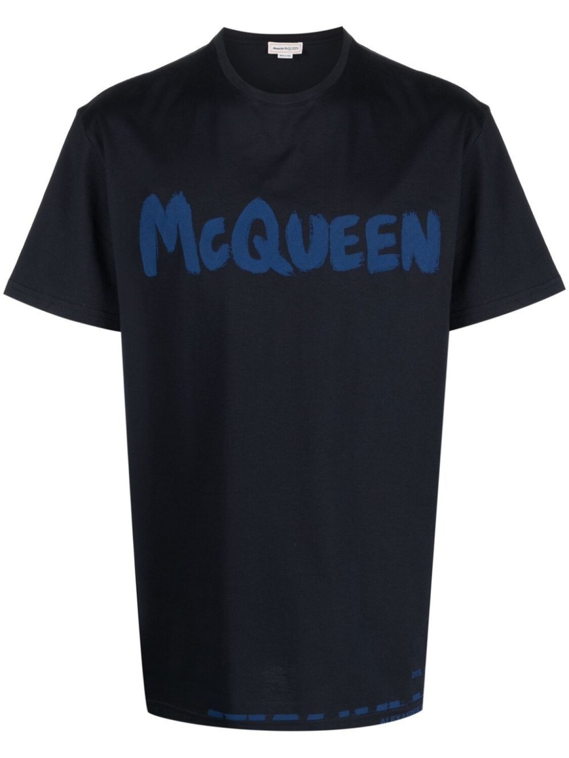 

Alexander McQueen футболка с логотипом, синий