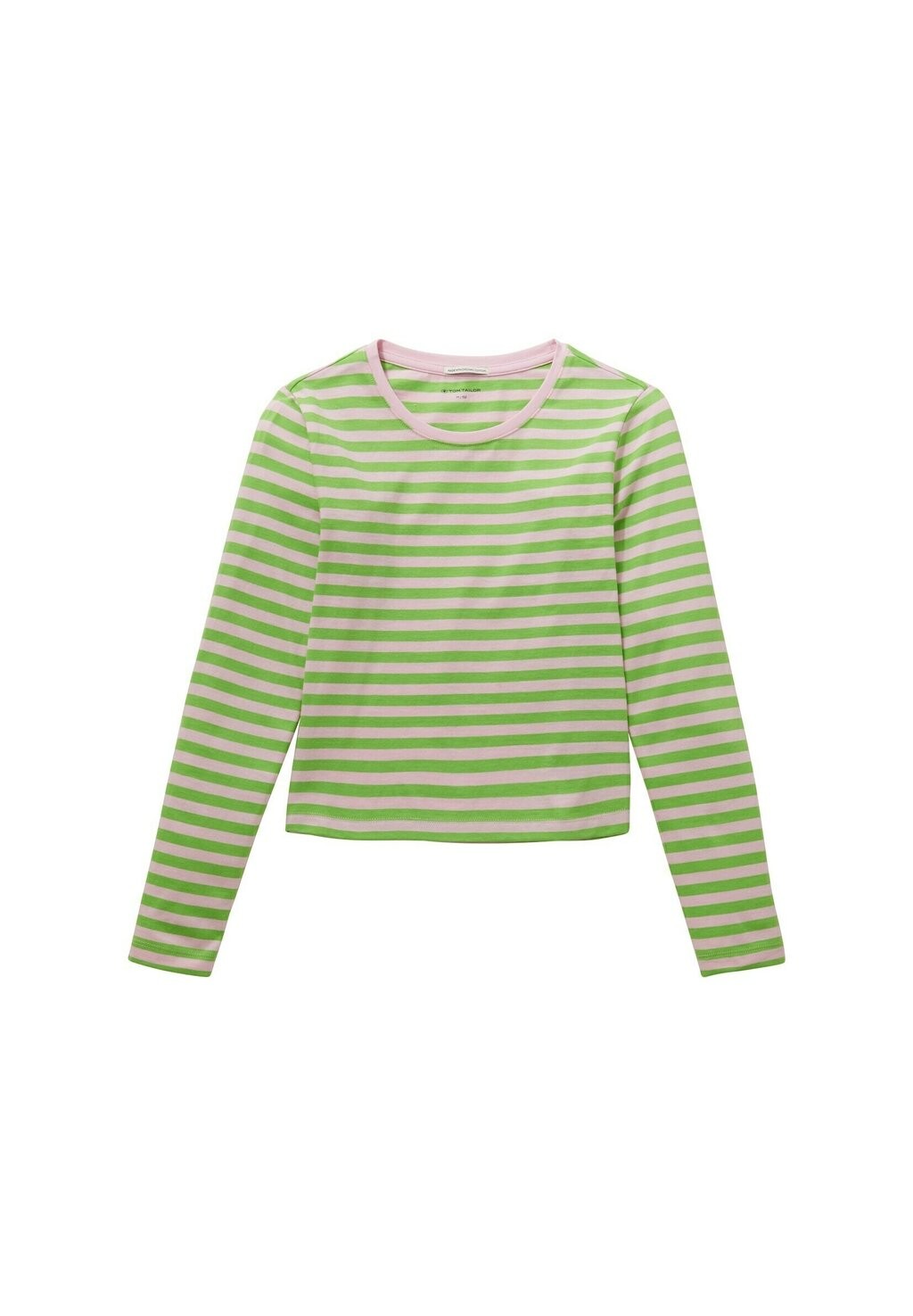 

Рубашка с длинным рукавом TOM TAILOR, цвет green pink stripe