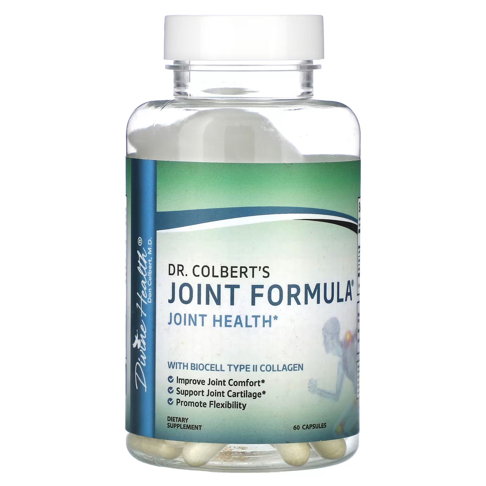 Средство Divine Health Dr. Colbert's Joint Formula для суставов, 60 капсул