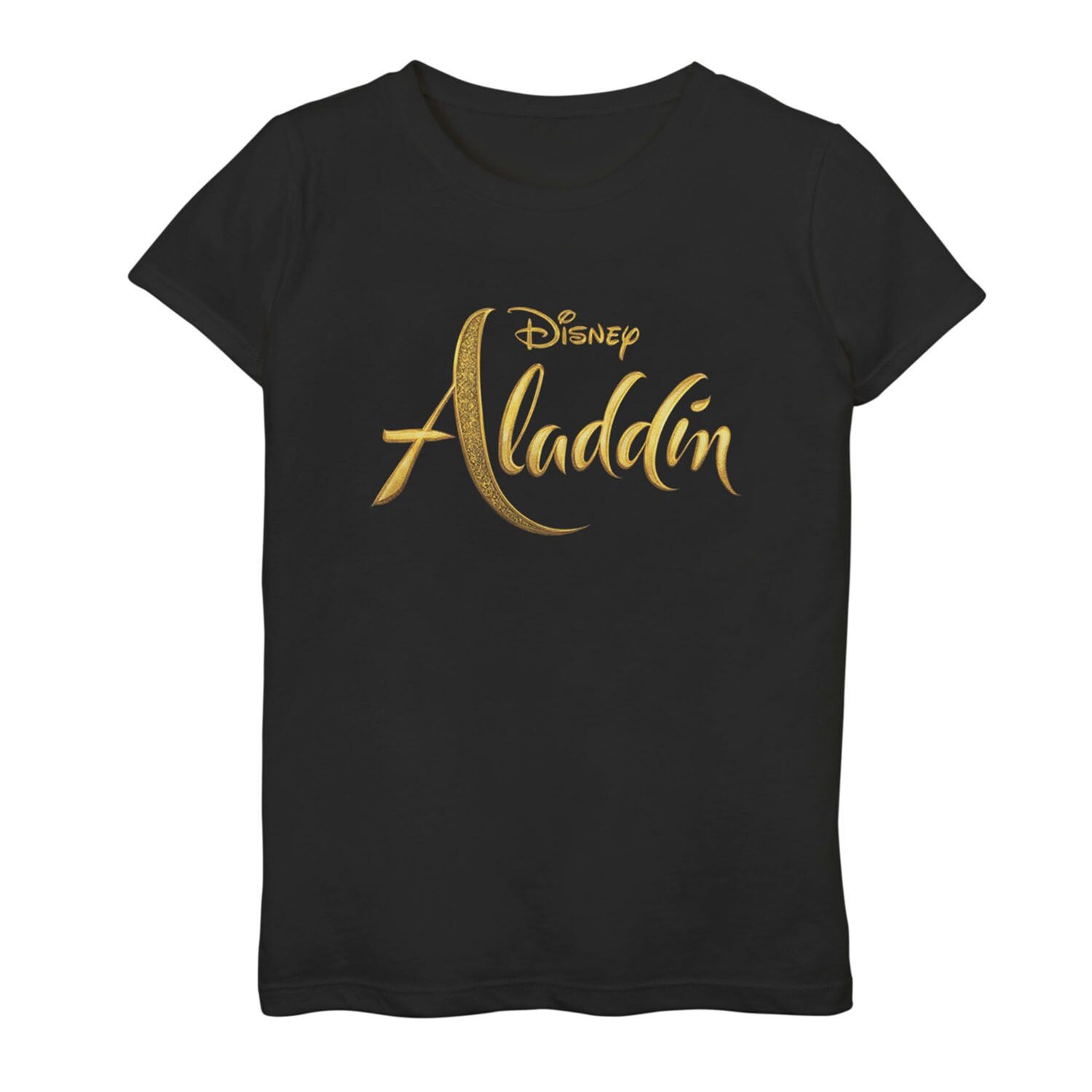 

Футболка с логотипом Disney's Aladdin для девочек 7–16 лет Licensed Character, черный