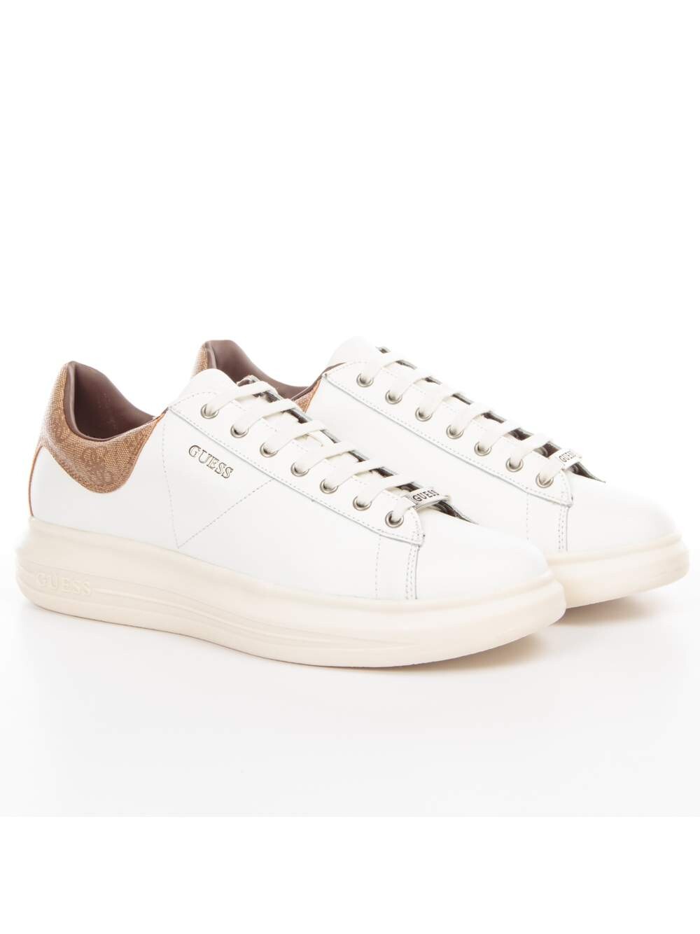 

Кроссовки vibo classic luxe logo 4g Guess, белый