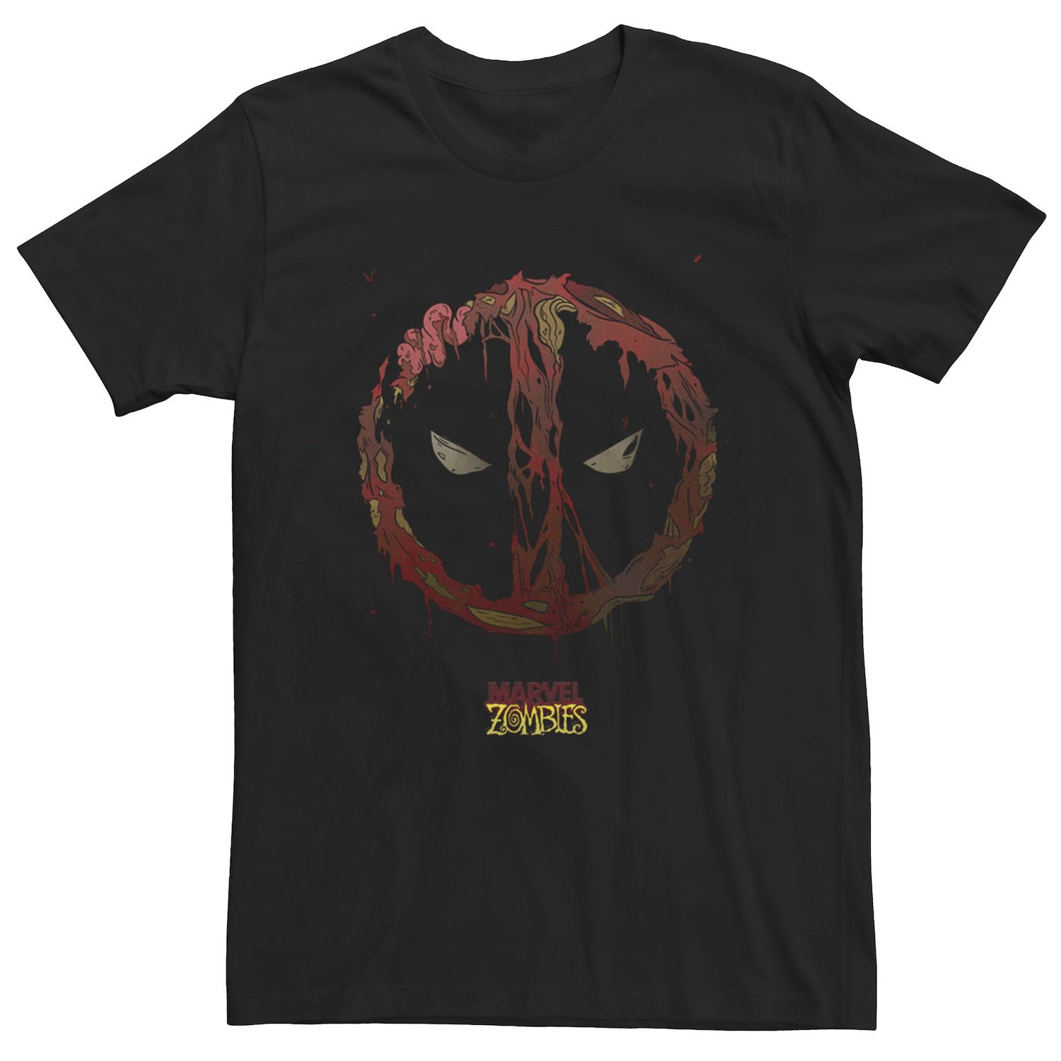 Мужская футболка с графическим логотипом Deadpool Zombies Zombies Marvel
