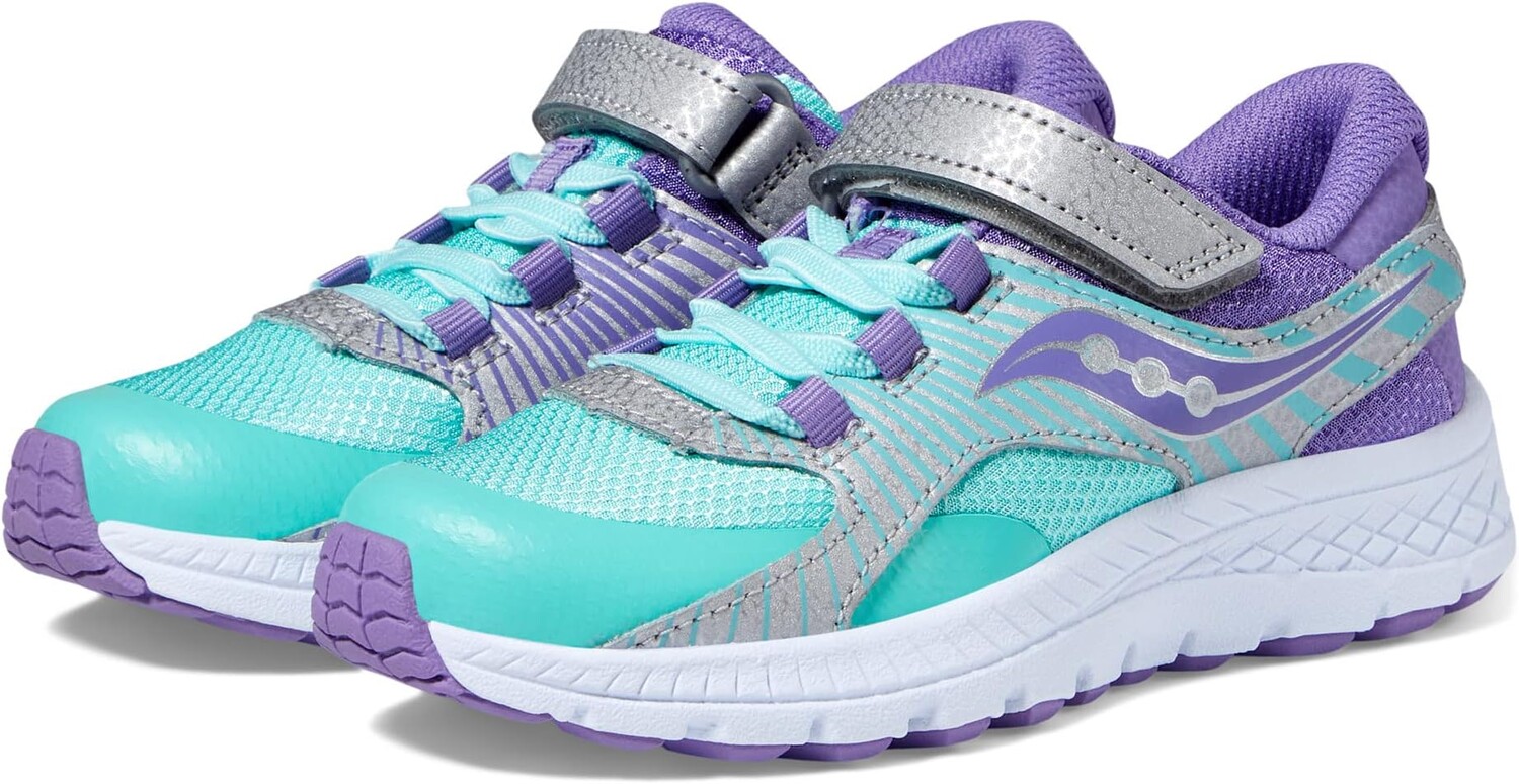 

Кроссовки Velocer A/C Saucony Kids, цвет Mint/Purple