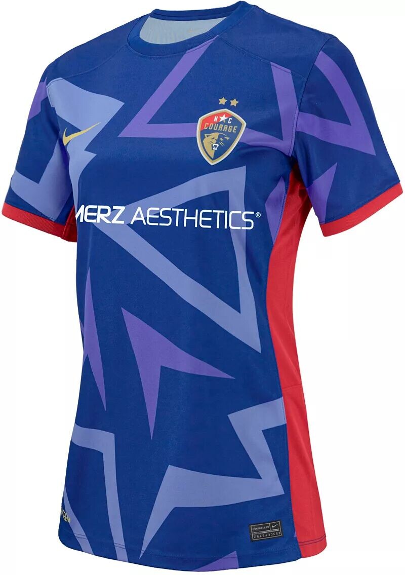 

Женская домашняя футболка Nike North Carolina Courage 2024, реплика