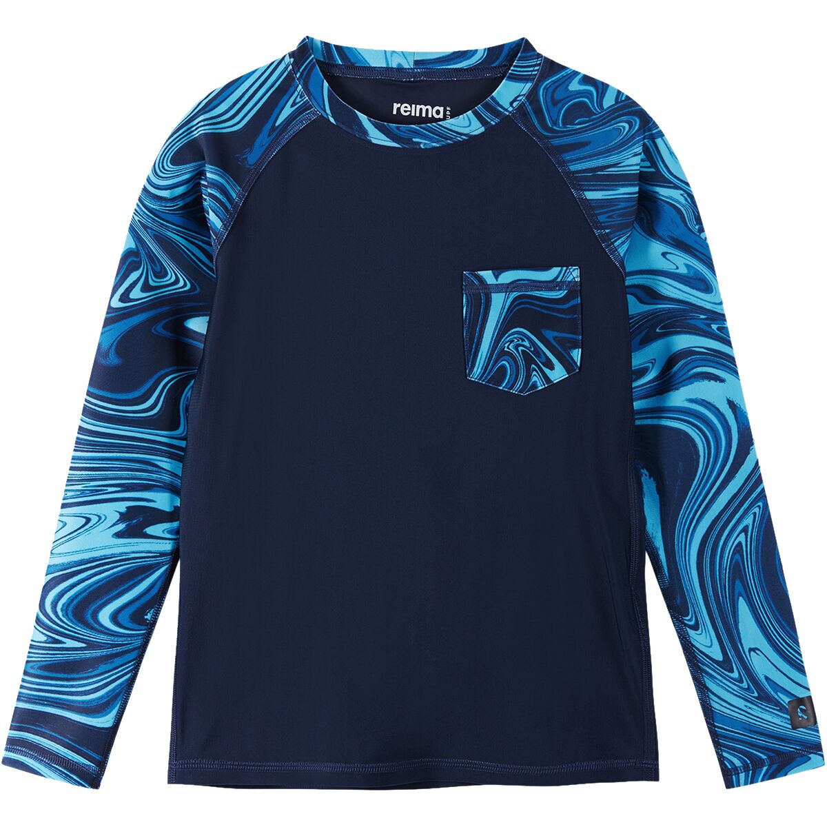 Рубашка для плавания kroolaus – для мальчиков Reima, синий фотографии