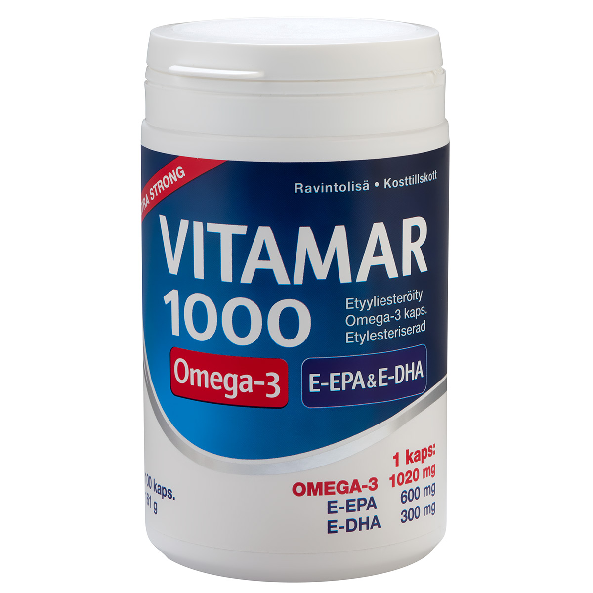 Витаминно-минеральный комплекс Myllärin Vitamar 1000, 100 капсул viridian минеральный комплекс 90 капсул