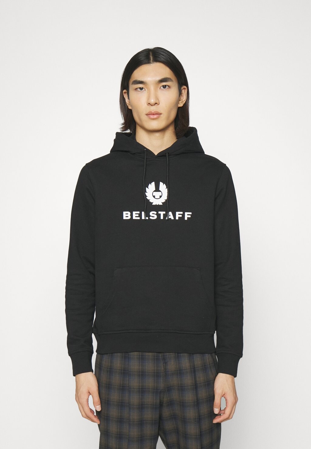 

Толстовка SIGNATURE HOODIE Belstaff, черный/белый