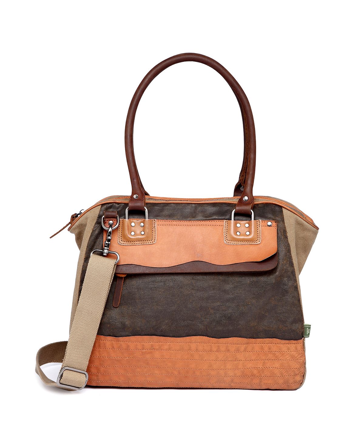Холщовая сумка-саквояж Tapa TSD BRAND, коричневый