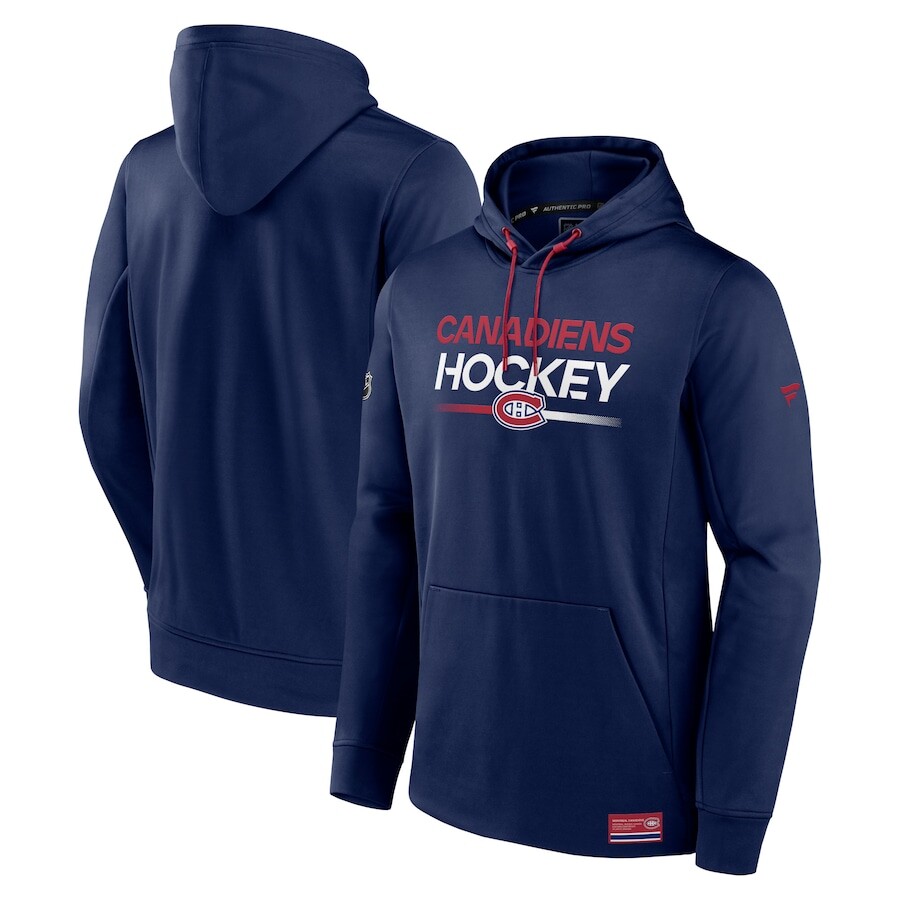 

Пуловер с капюшоном Fanatics Branded Montreal Canadiens, нави