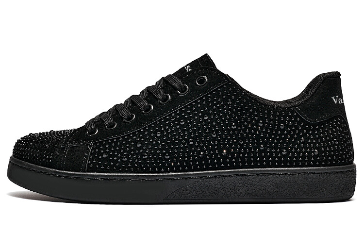 

Кроссовки VANSSI Skateboarding Shoes Men Low-top, черный