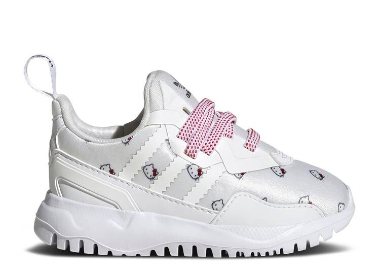 

Кроссовки Adidas HELLO KITTY X ORIGINALS FLEX I 'ALLOVER PRINT', белый