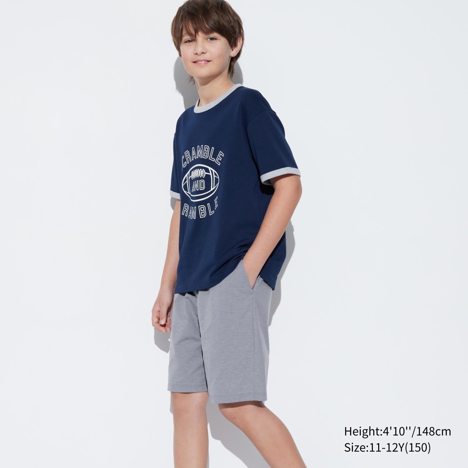 

Детские шорты dry-ex ультра стрейч UNIQLO, серый