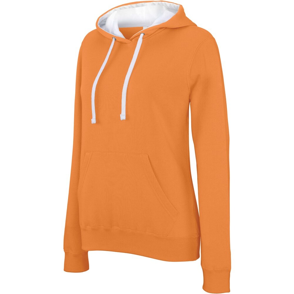 

Толстовка Kariban Hooded Contrastée, оранжевый